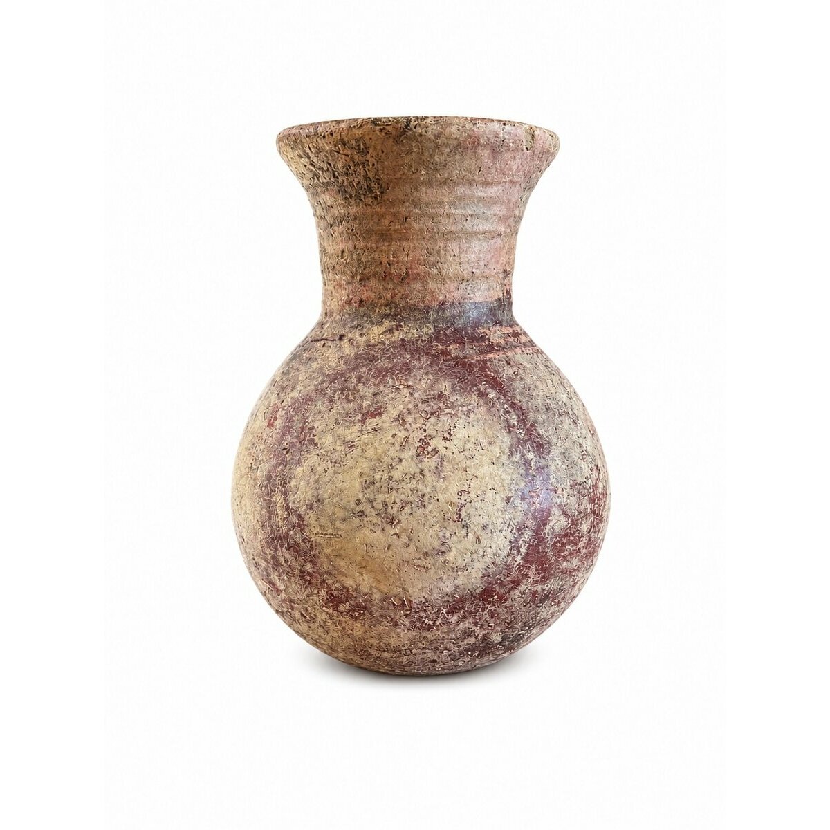 Vintage Mali Pottery � Handmade Terracotta Vase Ethnic Minimal Decor