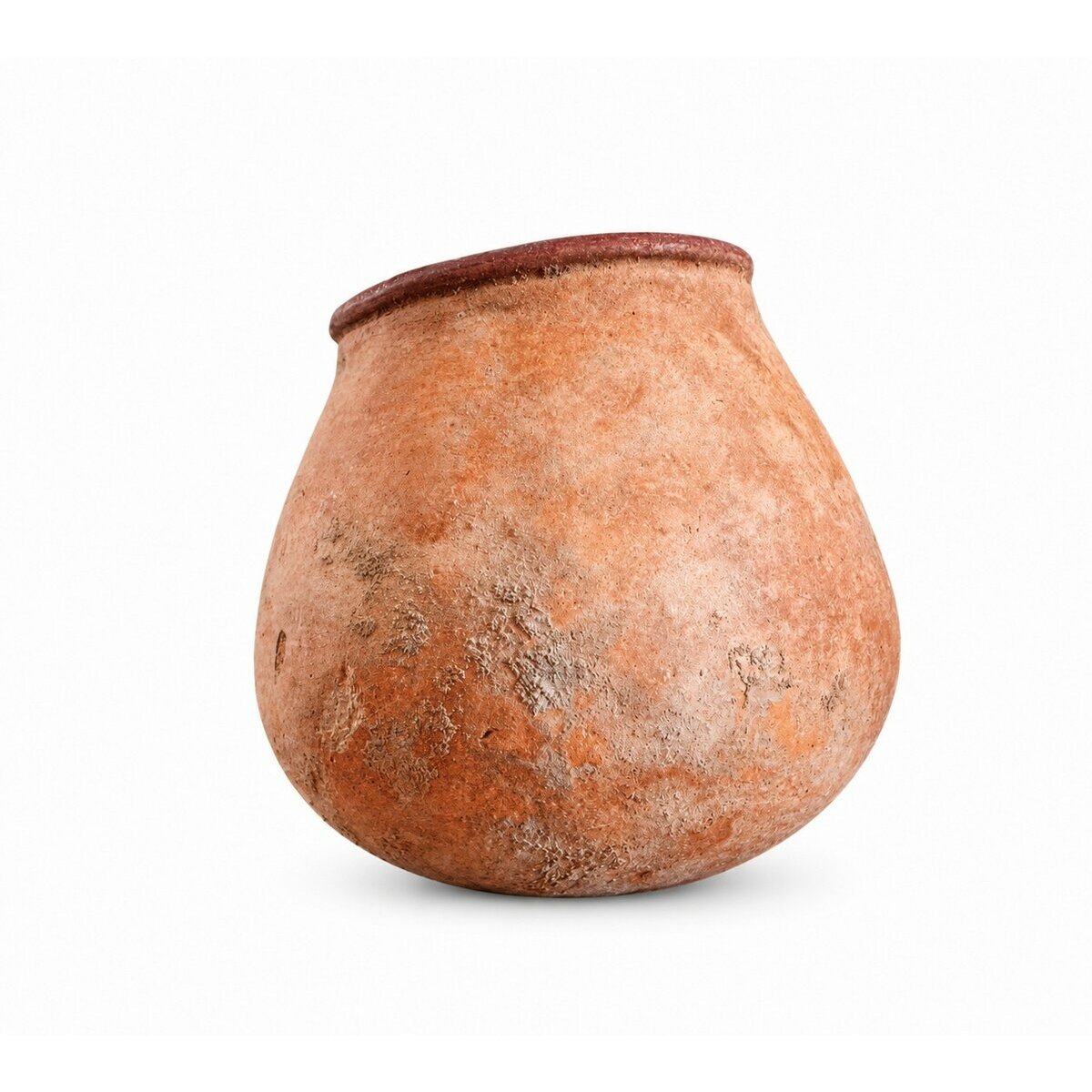 Antique Mali Pottery � Handmade Clay Jar, Rustic Natural African Ceramic