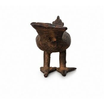 Artisan bird sculpture