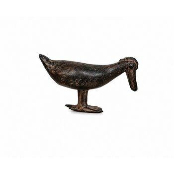 Dogon Bronze Hen – Handmade African Sculpture Garden Decor African Bronze Chicken Sculpture – Dogon Tribal Art Decor