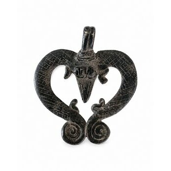 Handmade Fennec Bronze Pendant � Lost Wax Mali