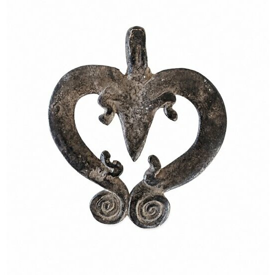 African Bronze Pendant � Handmade Artisan Craft