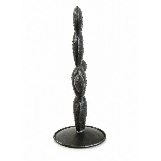 Black Metal Cactus � Minimalist Organic Home Decor