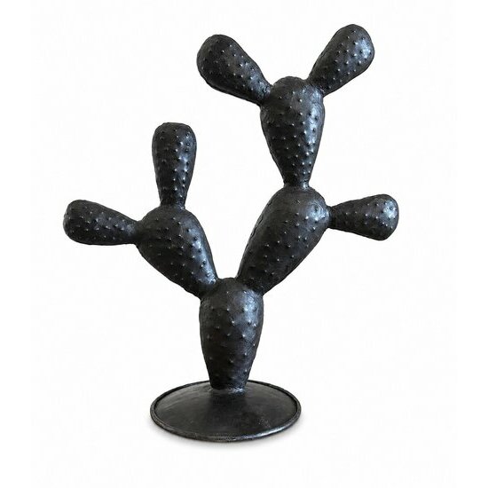 Recycled Metal Cactus � Handmade Boho Industrial Decor