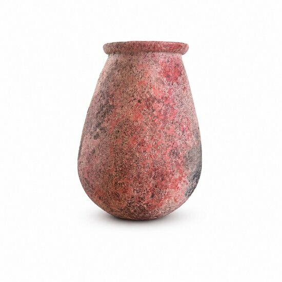 Vintage Mali Pottery � Handmade Terracotta Vessel Ethnic Nomad Decor
