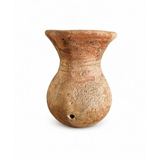 Vintage Handmade Mali Pottery � Wabi Sabi Clay Vase