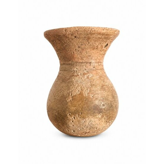 Vintage Mali Pottery � Handmade Terracotta Vase Raw Organic Decor