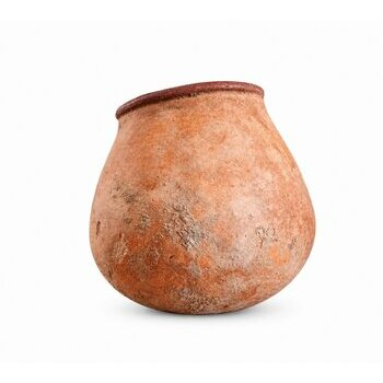 Antique Mali Pottery – Handmade Clay Jar, Rustic Natural African Ceramic ancient-mali-clay-jar-handmade-west-african-pottery