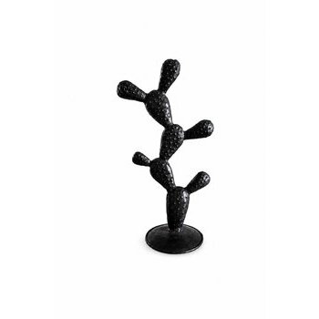 black-recycled-metal-cactus-sculpture-handmade-decor