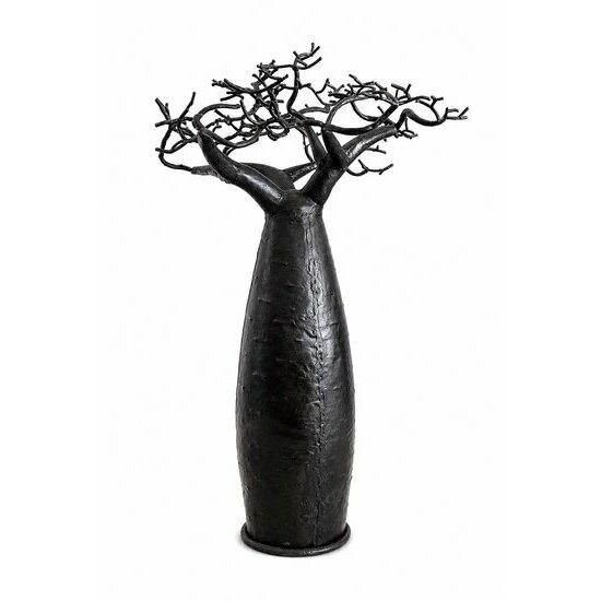 Black Metal Decorative Tree � Recycled Artisan Sculpture