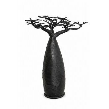 Handmade Metal Baobab Tree – Jewelry Holder – African Metal Sculpture from Madagascar 14.6 in Baobab Tree Decor Handmade Metal Sculpture – Jewelry Tree Stand – African Art Madagascar Tree of Life