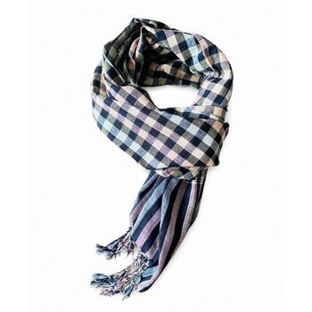 ethnic-krama-scarf-navy-white-lavender-checkered-handwoven-cotton