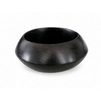 Rounded Ebony Bracelet � Contemporary Precious Wood Cuff
