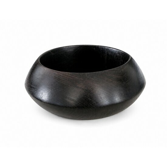 Rounded Ebony Bracelet � Contemporary Precious Wood Cuff