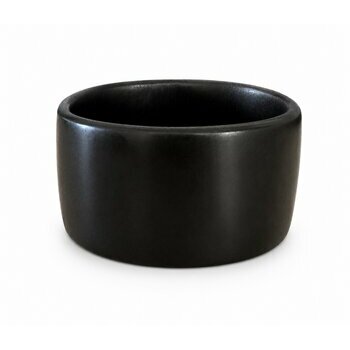 Wide Ebony Bangle � Handmade Low Profile Black Wood Bracelet