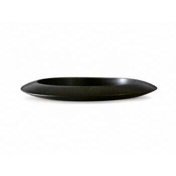 Slim Profile Ebony Bangle � Lightweight Handmade Black Wood Bracelet