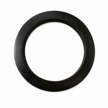 Round Ebony Wood Bracelet � Minimalist Black Ring Bangle