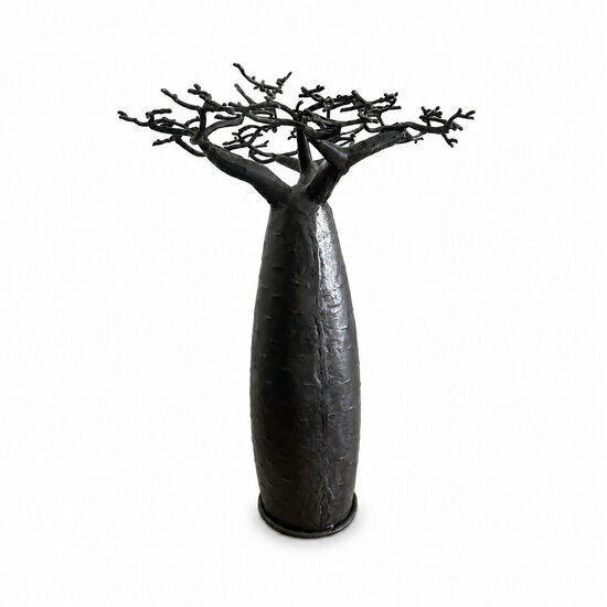 Recycled Metal Baobab Tree � Handmade Industrial Loft Sculpture