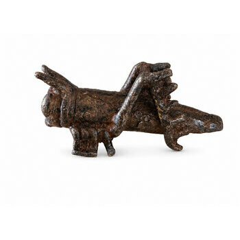 Patinated Bronze Grasshopper � Natural History Insect Sculpture Side View