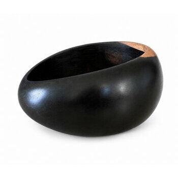 Organic Ebony Wood Bracelet � Contemporary Black Wood Jewelry
