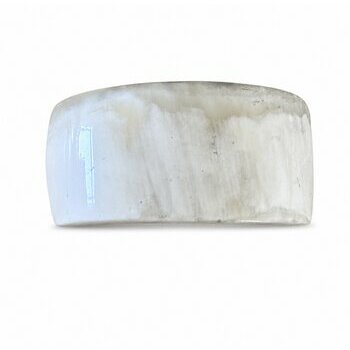Natural White Horn Cuff Bracelet – Handmade Sculpted Jewelry