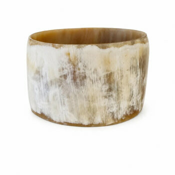 Natural Blonde Horn Cuff – Handmade Honey Marbled Bracelet Handmade Light Marbled Natural Horn Cuff Bracelet