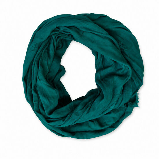 Chèche Touareg Vert en Coton – Écharpe Longue à Bords Bruts Green Cotton Scarf – Lightweight Tuareg Wrap with Raw Edges