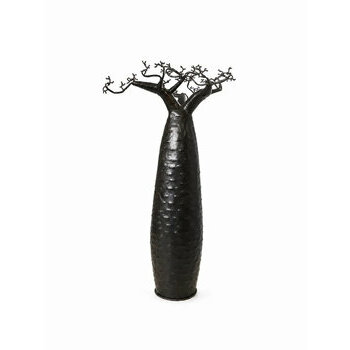 Large recycled metal baobab tree � handmade sculpture from Madagascar