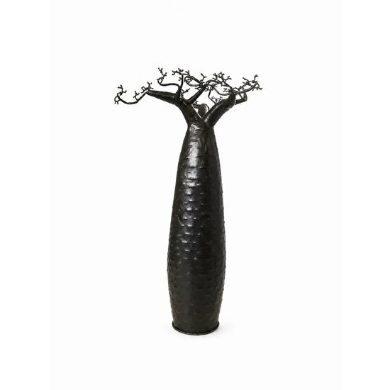 Large Recycled Metal Baobab Tree � Handmade Sculpture from Madagascar