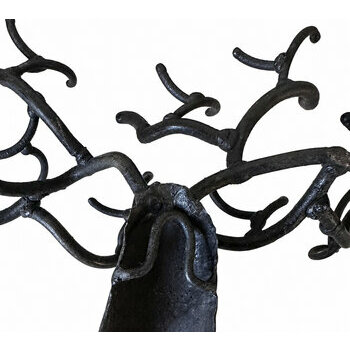 Baobab Wall Jewelry Holder � Handmade Metal Branch Detail