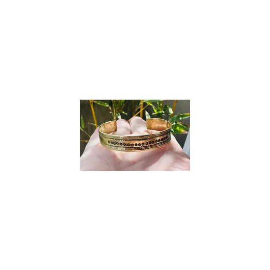 Slim Brass Bracelet for Small Wrists – Adjustable Handmade Unisex Cuff