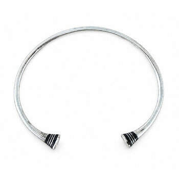 Slim Sterling Silver Bracelet – Handmade Minimalist Unisex Cuff Sterling Silver Bracelet for Men and Women – Slim Adjustable Handmade Cuff