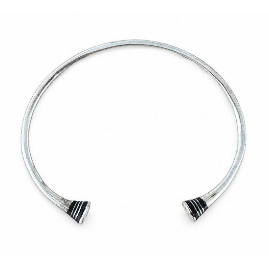 Slim Sterling Silver Bracelet – Handmade Minimalist Unisex Cuff Sterling Silver Bracelet for Men and Women – Slim Adjustable Handmade Cuff