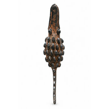 Bronze Crocodile Sculpture – Handmade Animal Statue 19 cm Decorative Bronze Crocodile – Small Handmade African Sculpture