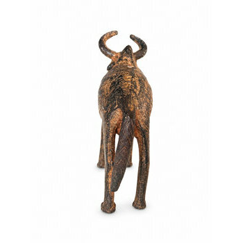 Bronze Zebu for a Cattle Figurine Collection
